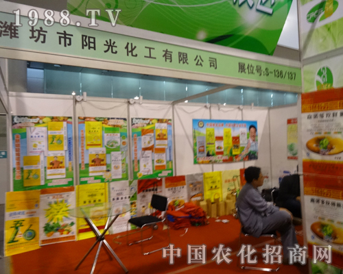 陽光化工自信滿滿的參加2013全國(guó)磷復(fù)肥展覽會(huì)