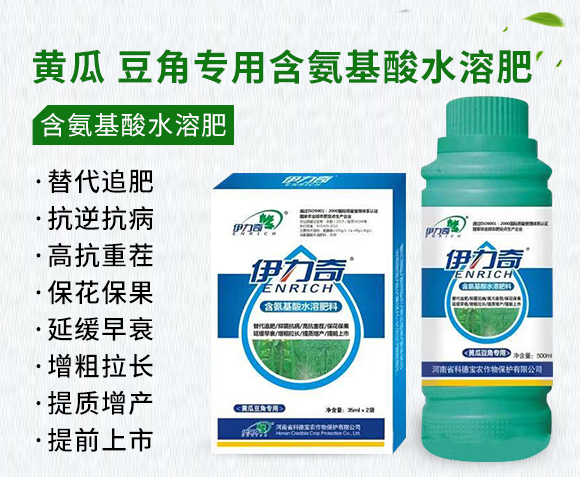 黃瓜、豆角專(zhuān)用含氨基酸水溶肥料-伊力奇-科德寶1