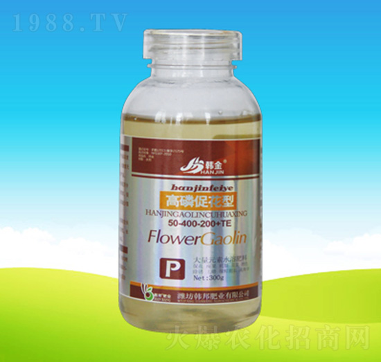 高磷促花型大量元素水溶肥料50-400-200+TE（300g）-韓邦肥業(yè)