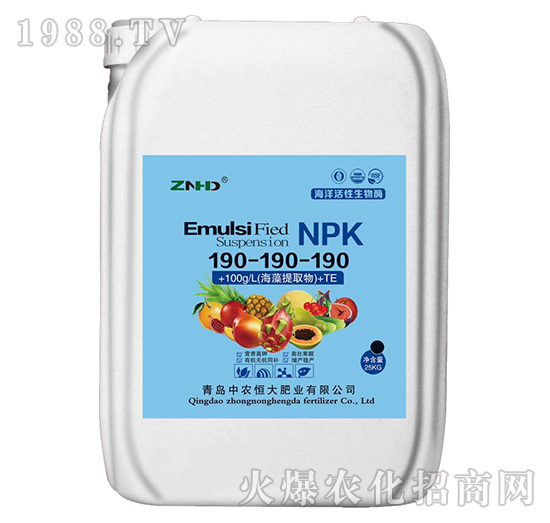 海藻活性生物酶190-190-190+TE-中農恒大