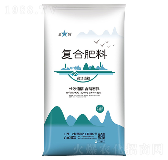 高塔造粒復合肥料30-0-5-星潤化工