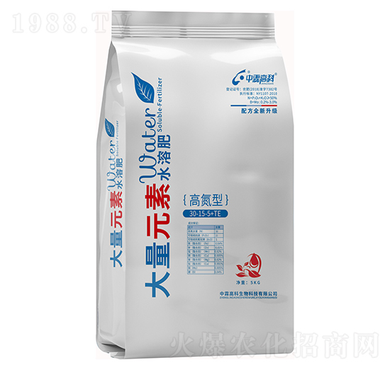 �ߵ��ʹ���Ԫ��ˮ�ܷ�30-15-5+TE-���ظ߿�