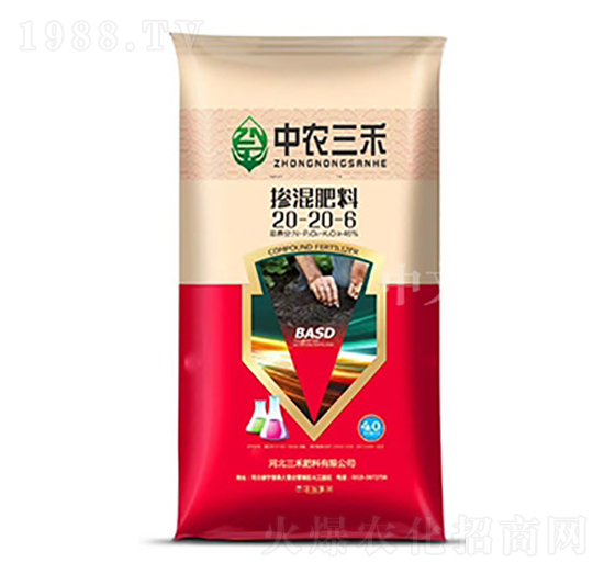 小麥專用摻混肥料20-20-6-中農(nóng)三禾