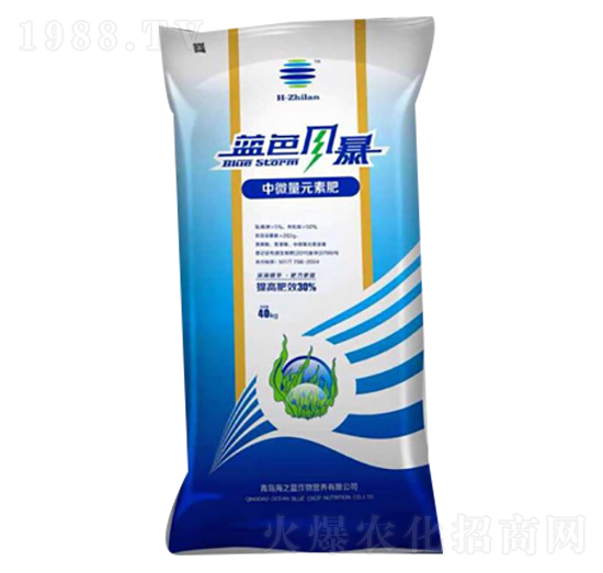 40kg中微量元素肥-藍色風暴-海之藍