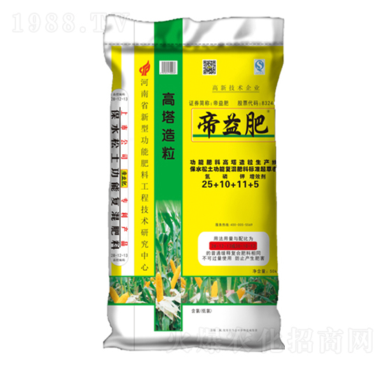 保水松土功能肥25-10-11+5-帝益肥