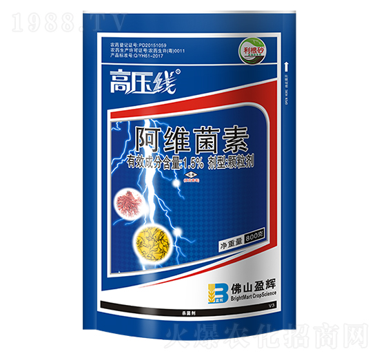 1.5%阿維菌素（800g）-高壓線-盈輝