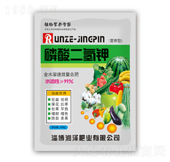 400克磷酸二氫鉀粉劑-潤澤肥業(yè)