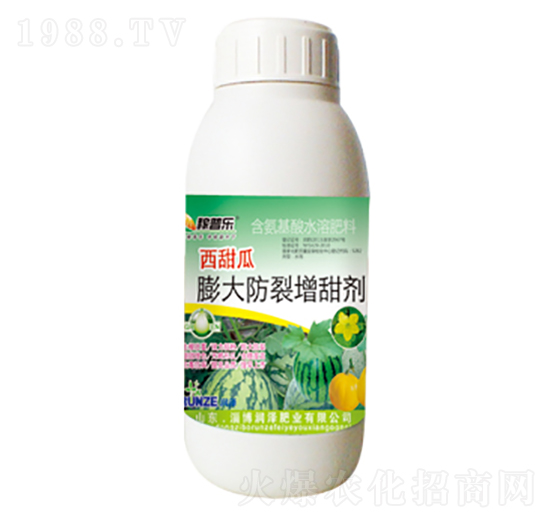 西甜瓜膨大防裂增甜劑-稼普樂-潤澤肥業(yè)