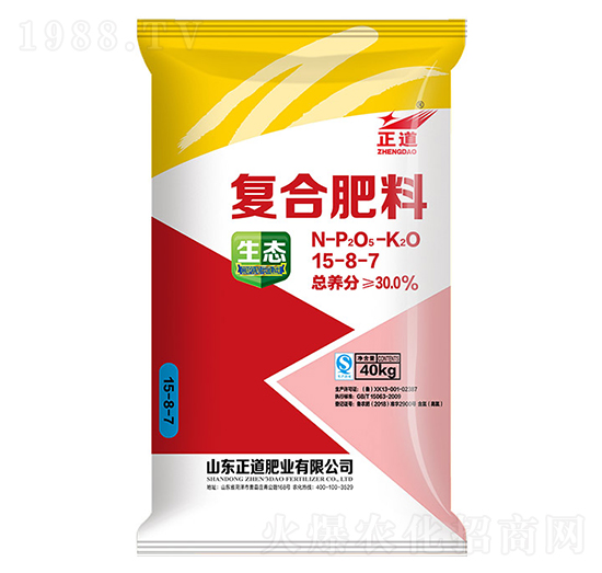 40kg復(fù)合肥料15-8-7-正道-祥云化工