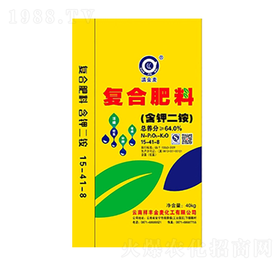40kg復(fù)合肥料（含鉀二銨）15-41-8-祥豐