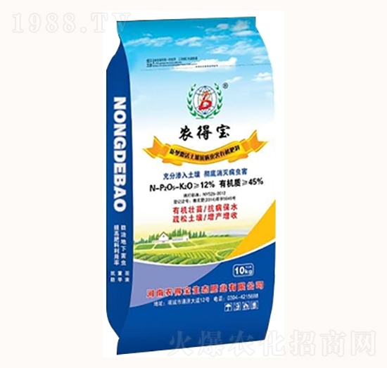 12%有機肥土壤調(diào)理型-農(nóng)得寶