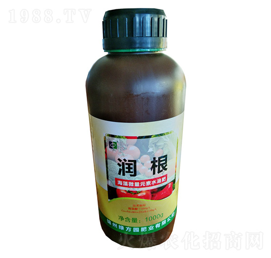海藻微量元素水溶肥 潤(rùn)根 綠方園肥業(yè)