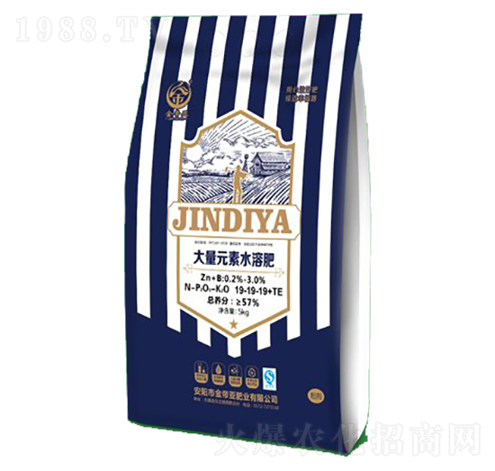 大量元素水溶肥19-19-19+TE-金帝亞