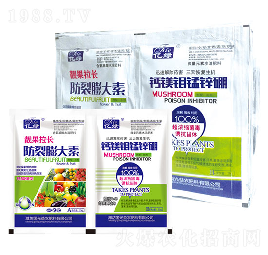 靚果拉長(zhǎng)膨大素+鈣鎂鉬錳鋅硼-國(guó)光益農(nóng)