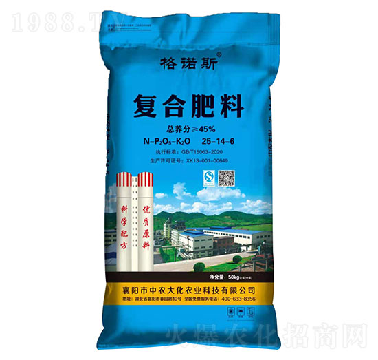 復(fù)合肥料25-14-6-格諾斯-綠豐肥業(yè)