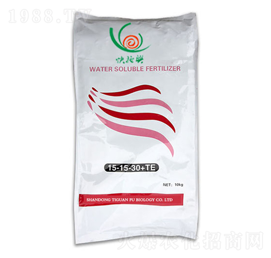 高鉀型大量元素水溶肥料15-15-30+TE-快施興-地冠富