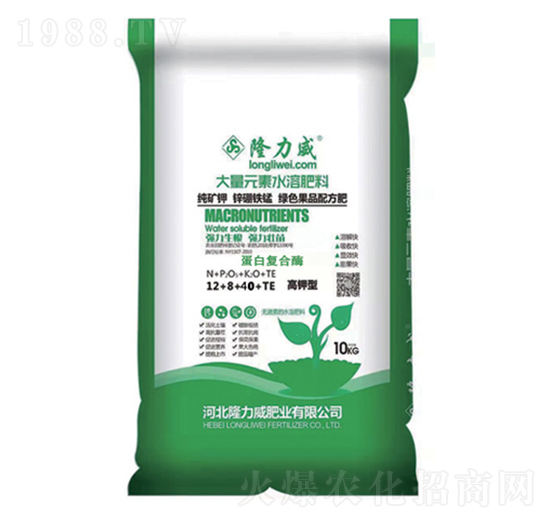 蛋白復(fù)合酶大量元素水溶肥料12+8+40+TE-隆力威