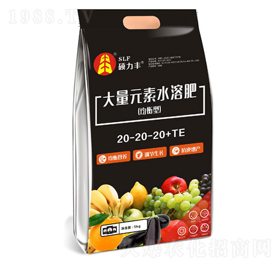 大量元素水溶肥20-20-20+TE-碩力豐生物
