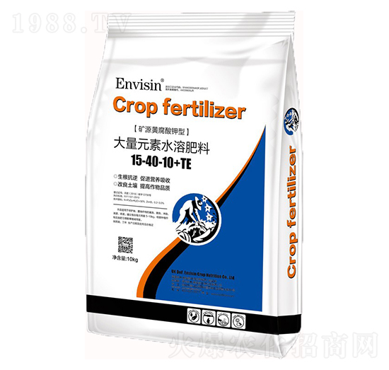 高磷型礦源黃腐酸鉀型大量元素水溶肥15-40-10+TE-多弗恩維素