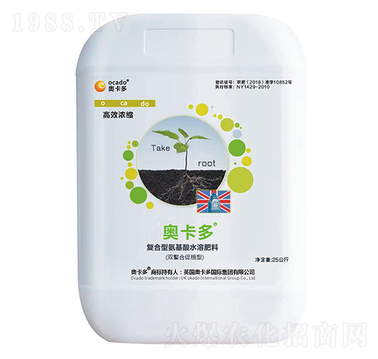 復(fù)合型氨基酸水溶肥料（雙螯合促根型）-奧卡多