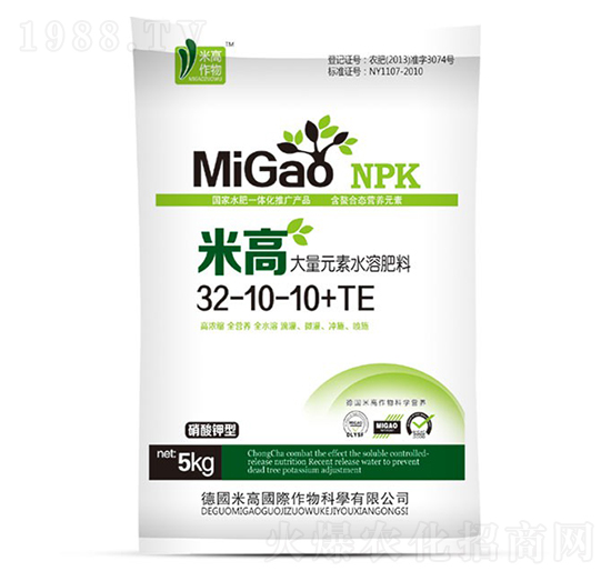 大量元素水溶肥32-10-10+TE-米高-圣氏潤