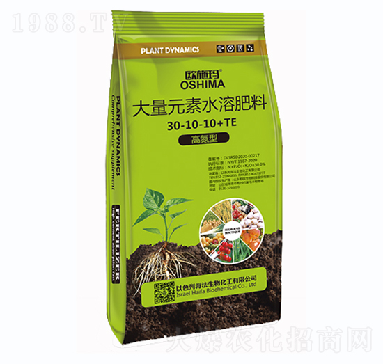 高氮型大量元素水溶肥30-10-10+TE-歐施瑪-一撒寶來