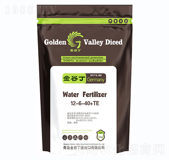 超鉀型大量元素水溶肥12-6-40+TE-金谷丁