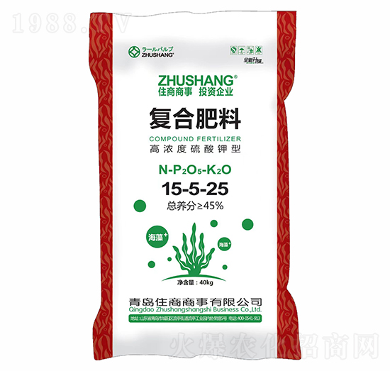高濃度硫酸鉀型復(fù)合肥15-5-25+TE-住商商事