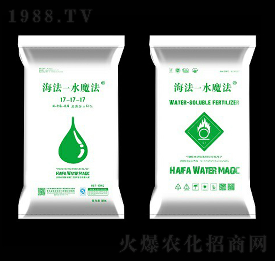 大量元素水溶肥料17-17-17+TE-海法一水魔法-迪美拉