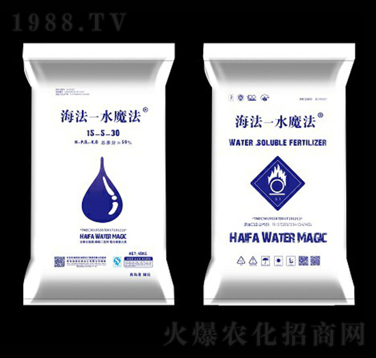 大量元素水溶肥料15-5-30+TE-海法一水魔法-迪美拉