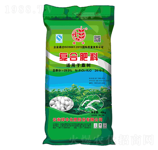 桑樹專用復(fù)合肥料24-0-5-祥豐