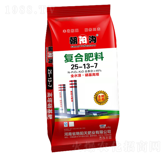高塔氯基復(fù)合肥25-13-7-朝陽(yáng)溝-艷陽(yáng)天肥業(yè)