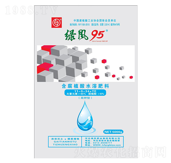 含腐殖酸水溶有機(jī)肥11-0-34+TE-總動源農(nóng)業(yè)