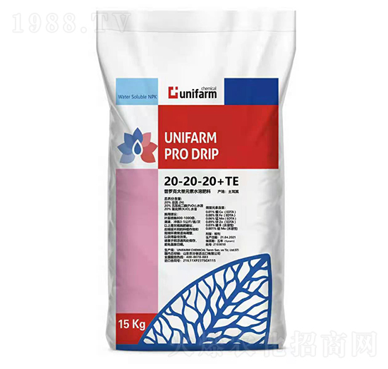普羅克大量元素水溶肥料20-20-20+TE-農(nóng)分享