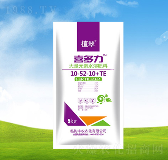 大量元素水溶肥料15-52-10+TE-喜多力-豐農農化