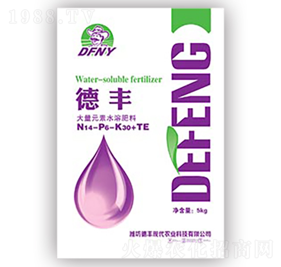 大量元素水溶肥料14-6-30+TE-德豐-亞?wèn)|化工