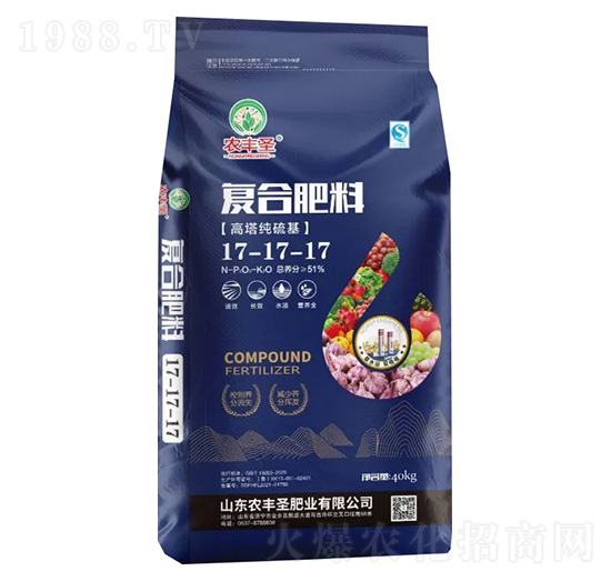 高塔純硫基復(fù)合肥料17-17-17-農(nóng)豐圣