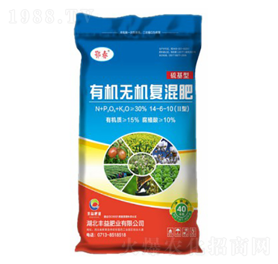 硫基型有機無機復混肥料14-6-10-鄂春-豐益肥業(yè)