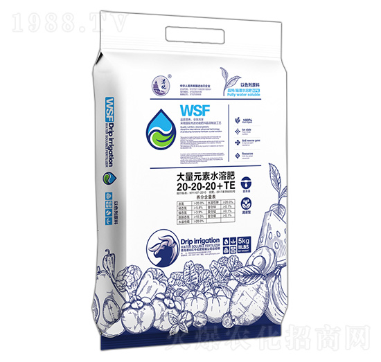 5kg����Ԫ��ˮ�ܷ�20-20-20+TE-�h(yu��n)�󱊵�