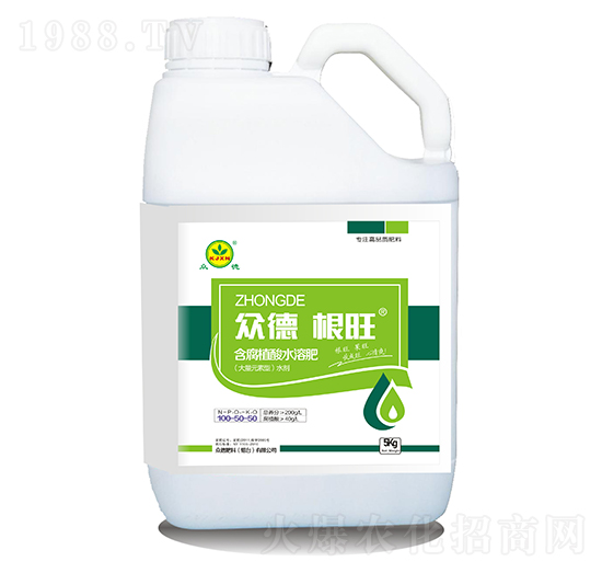 含腐植酸水溶肥100-50-50-根旺-眾德農(nóng)業(yè)