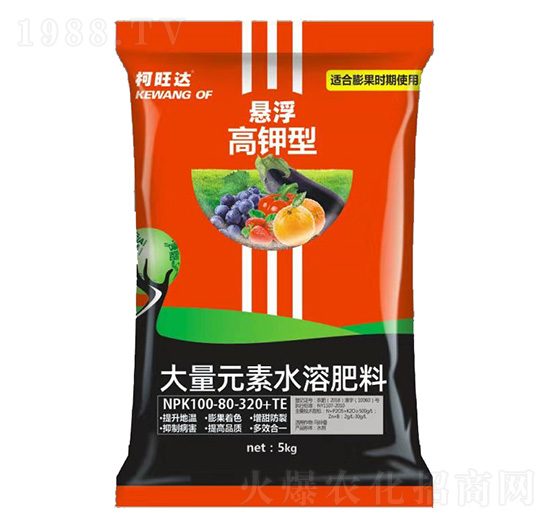 懸浮高鉀型大量元素水溶肥料100-80-350+TE-柯旺達-沃爾德農(nóng)業(yè)