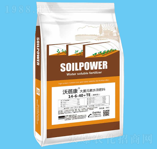 大量元素水溶肥料14-6-40+TE-沃蓓康-沃瀚農(nóng)業(yè)