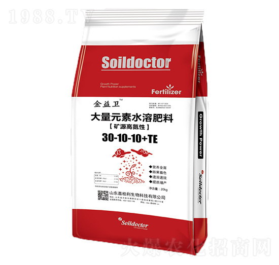 大量元素水溶肥30-10-10+TE-金益衛(wèi)-嘉柏利