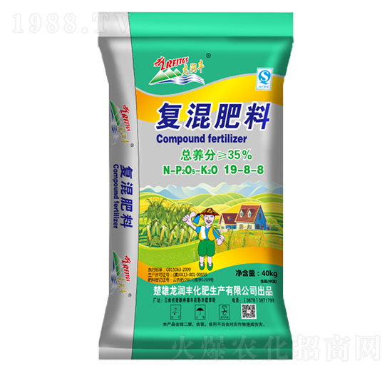 復混肥料19-8-8-龍潤豐