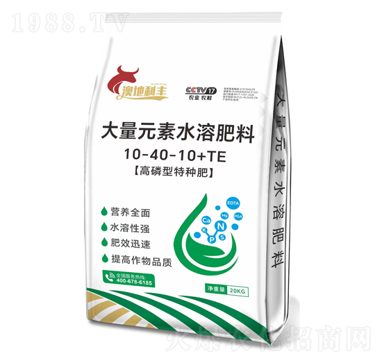 20kg�ߵ��ʹ���Ԫ��ˮ�ܷ���10-40-10+TE-�ĵ����S-���r����