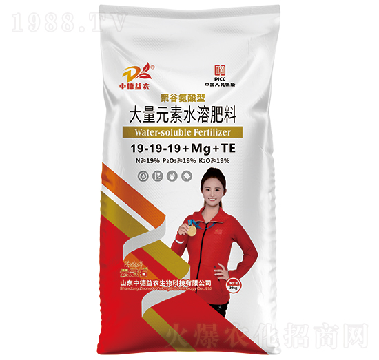 �۹Ȱ����ʹ���Ԫ��ˮ�ܷ���19-19-19+Mg+TE-�ƹ�ʯ-�е����r(n��ng)