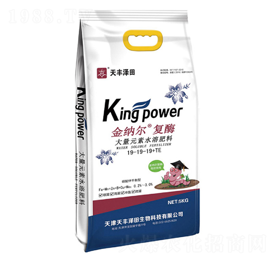 大量元素水溶肥19-19-19+TE-金納爾復酶-天隆農業(yè)