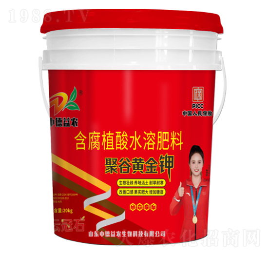 含腐植酸水溶肥料-聚谷黃金鉀-云冠石