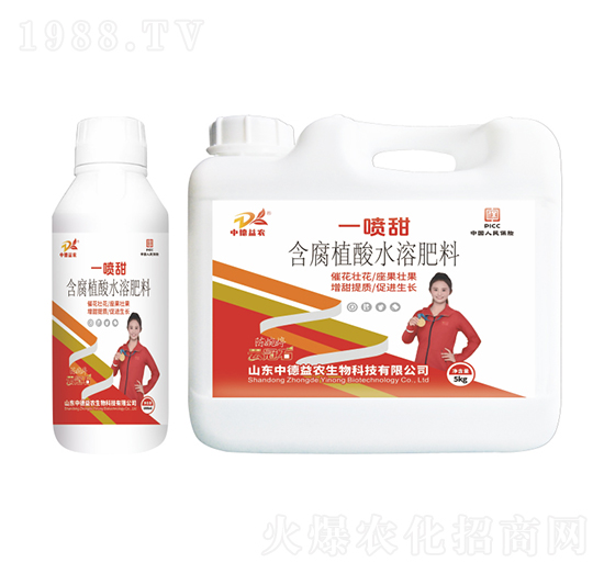 含腐植酸水溶肥料-一噴甜-云冠石