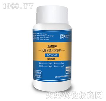 大量元素水溶肥料0-520-340-亞磷酸鉀-農(nóng)佳一